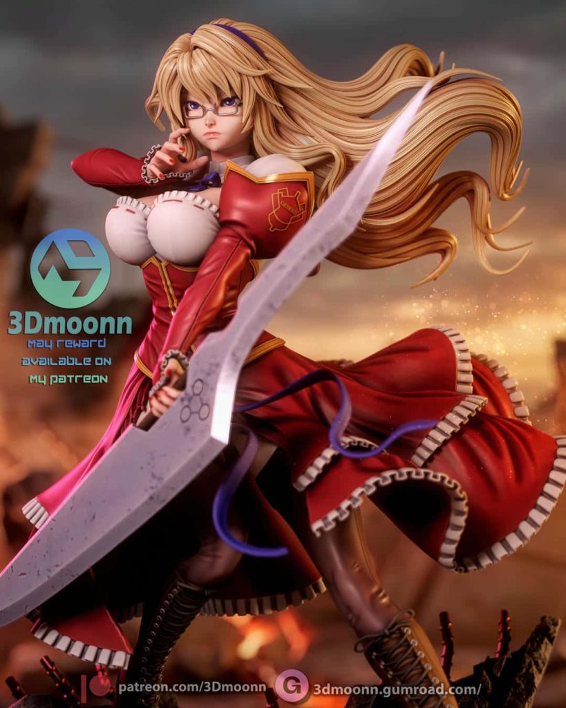 图片[2]-3Dmoonn 零度战姬 莎缇莱萨·L·布丽姬-P站图纸收藏馆
