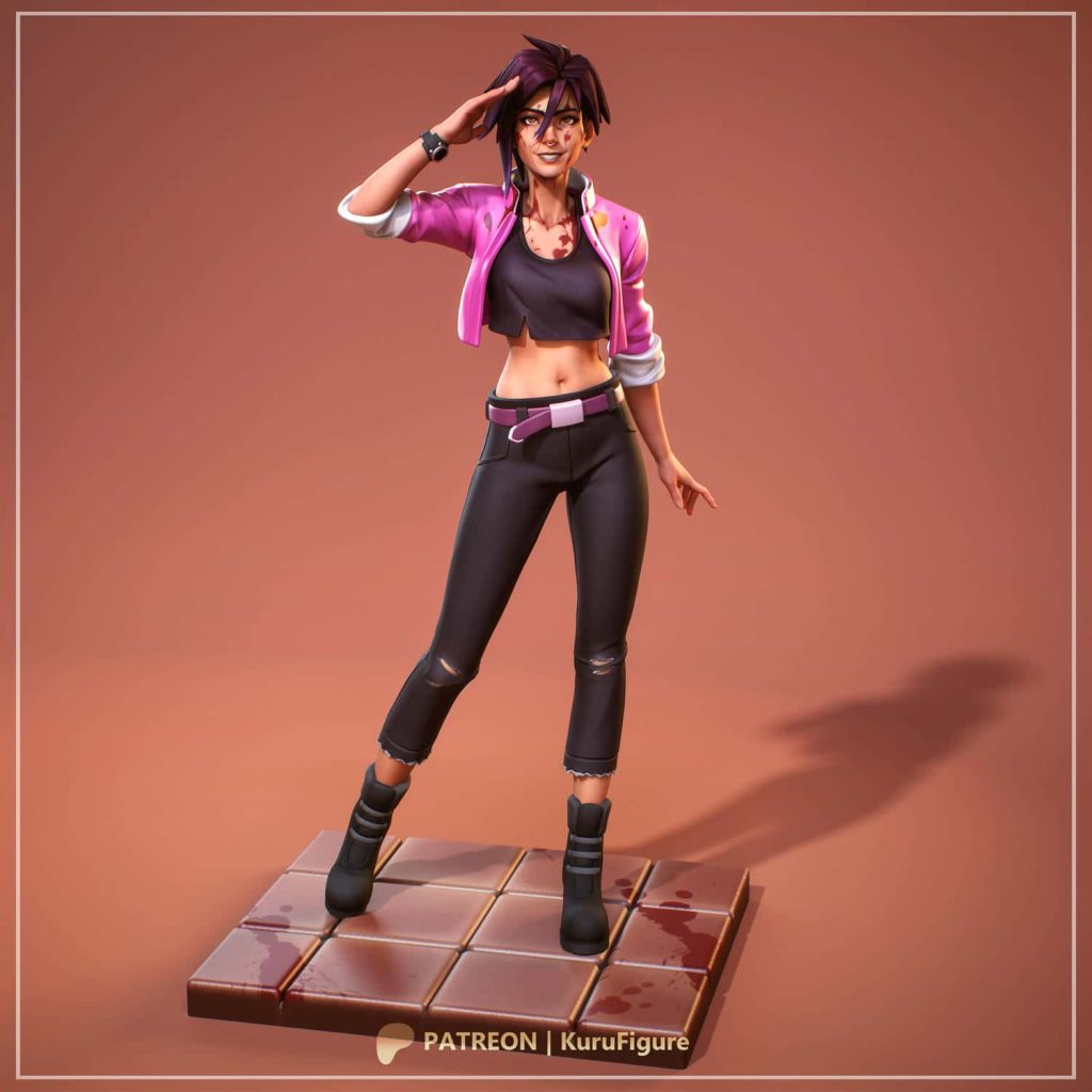 Kuru Figure 超英派遣中心 隐形女-P站图纸收藏馆