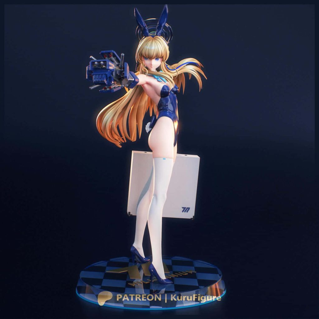 图片[2]-Kuru Figure 蔚蓝档案 飞鸟马时-P站图纸收藏馆
