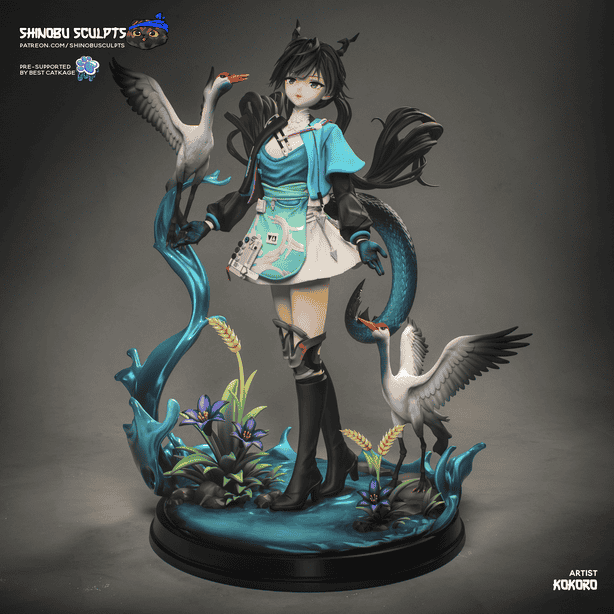 Shinobu Sculpts 明日方舟 陈千语-P站图纸收藏馆