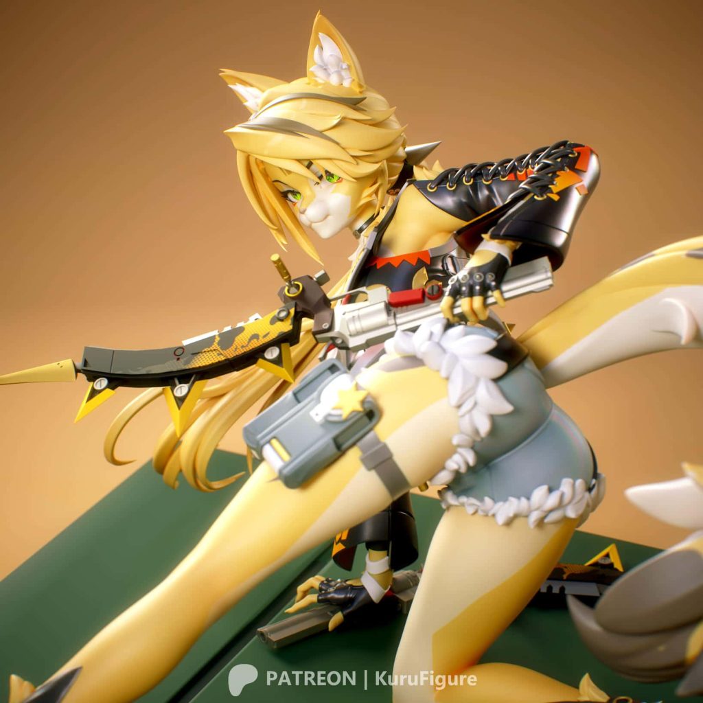 图片[2]-Kuru Figure 绝区零 波可娜·费雷尼-P站图纸收藏馆