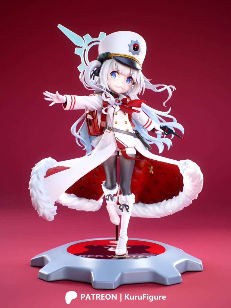 图片[1]-Kuru Figure 碧蓝档案 切里诺-P站图纸收藏馆
