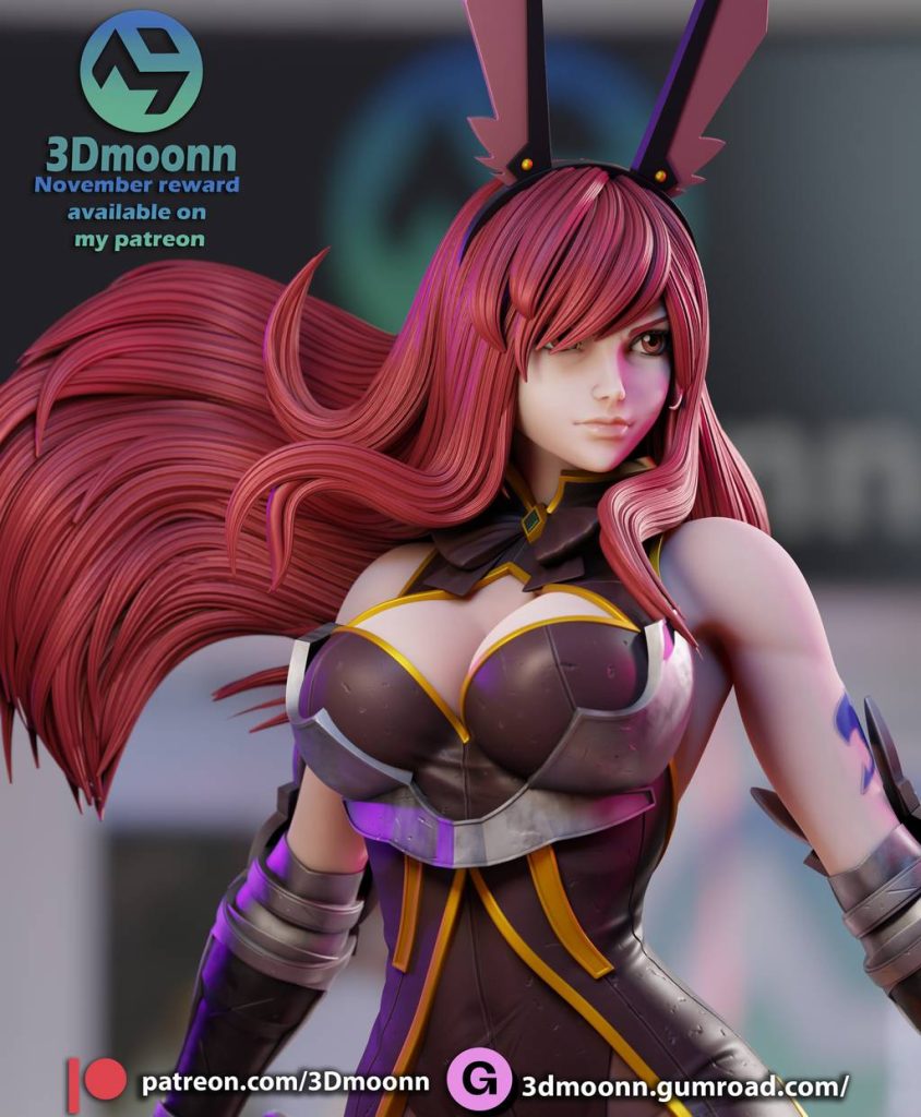 图片[2]-3Dmoonn 妖精的尾巴 艾尔莎·史卡雷特-P站图纸收藏馆