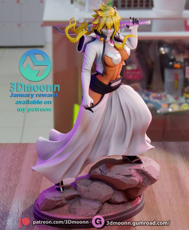 3Dmoonn 死神 蒂雅·赫丽贝尔-P站图纸收藏馆
