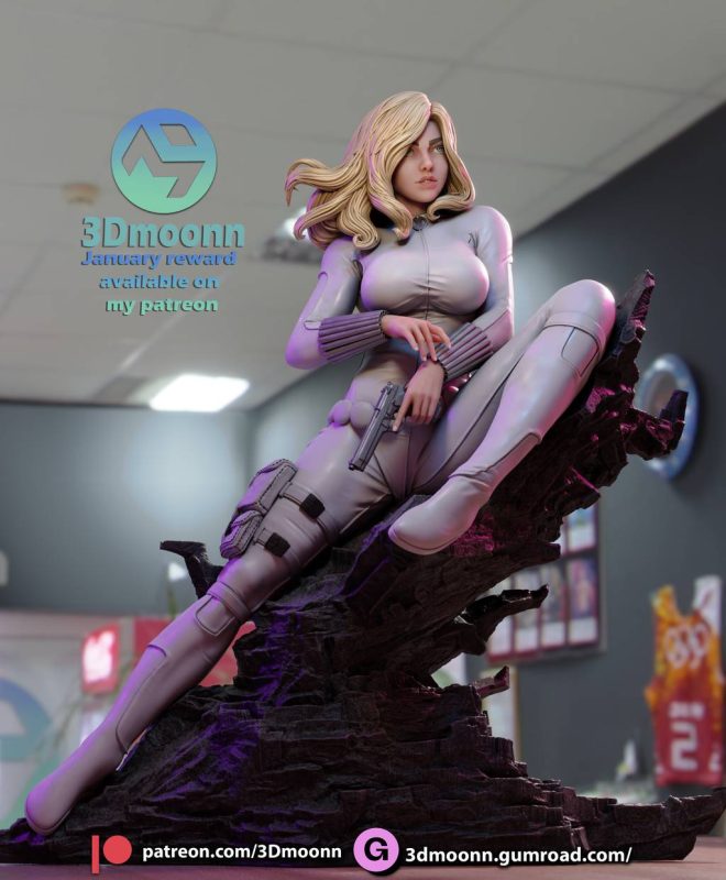 3Dmoonn 漫威 黑寡妇-P站图纸收藏馆