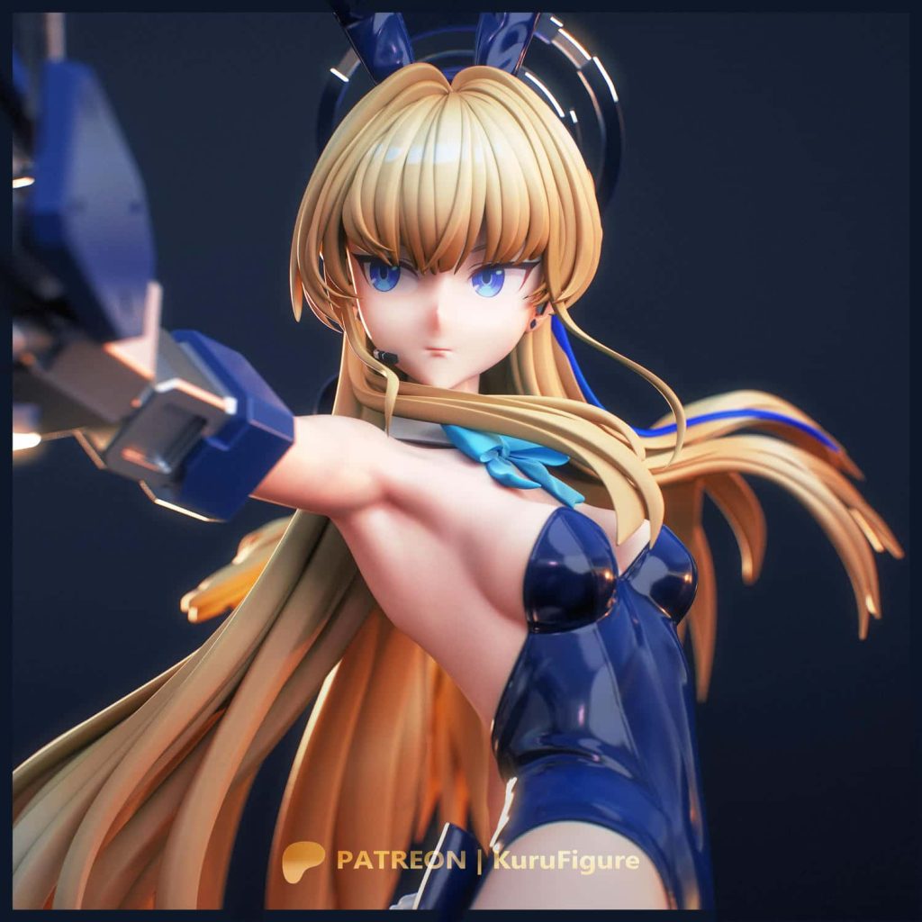 Kuru Figure 蔚蓝档案 飞鸟马时-P站图纸收藏馆
