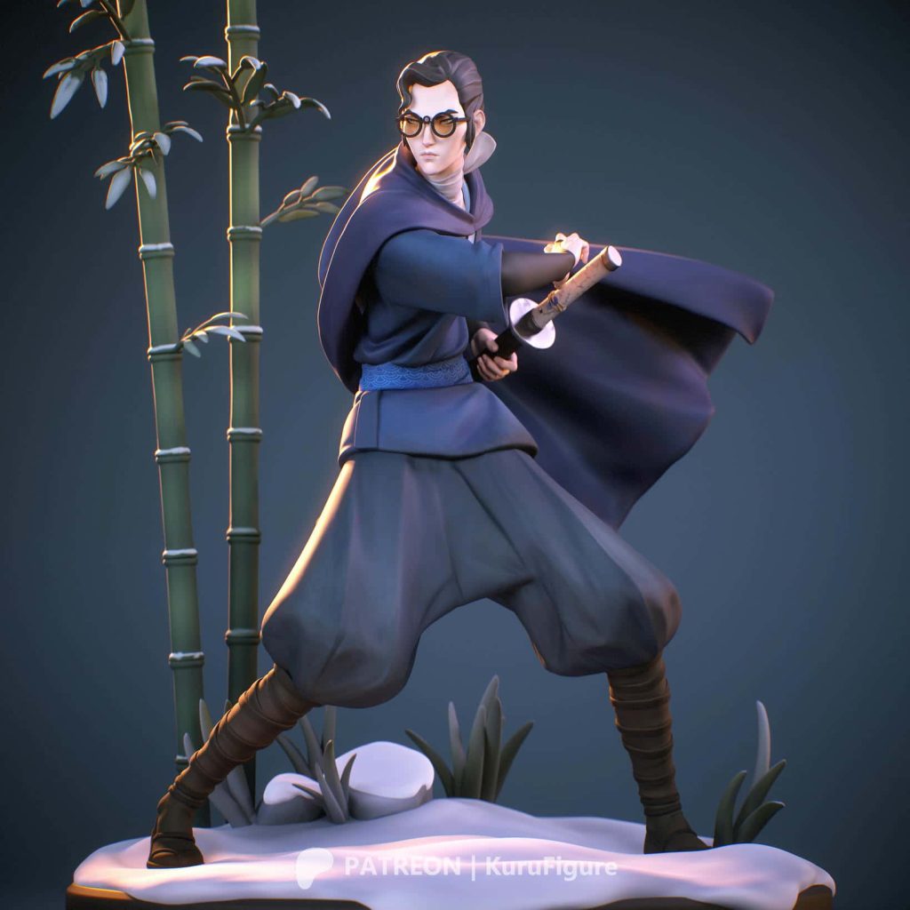 图片[3]-Kuru Figure 蓝眼武士 阿水-P站图纸收藏馆