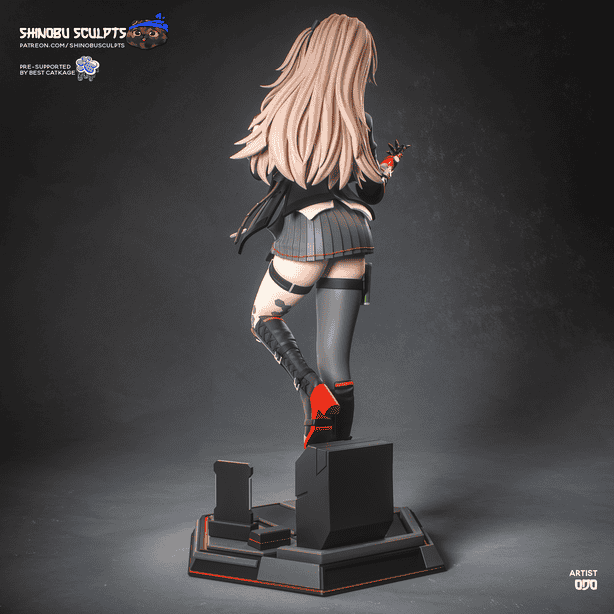 图片[4]-Shinobu Sculpts 少女前线 莱娅-P站图纸收藏馆
