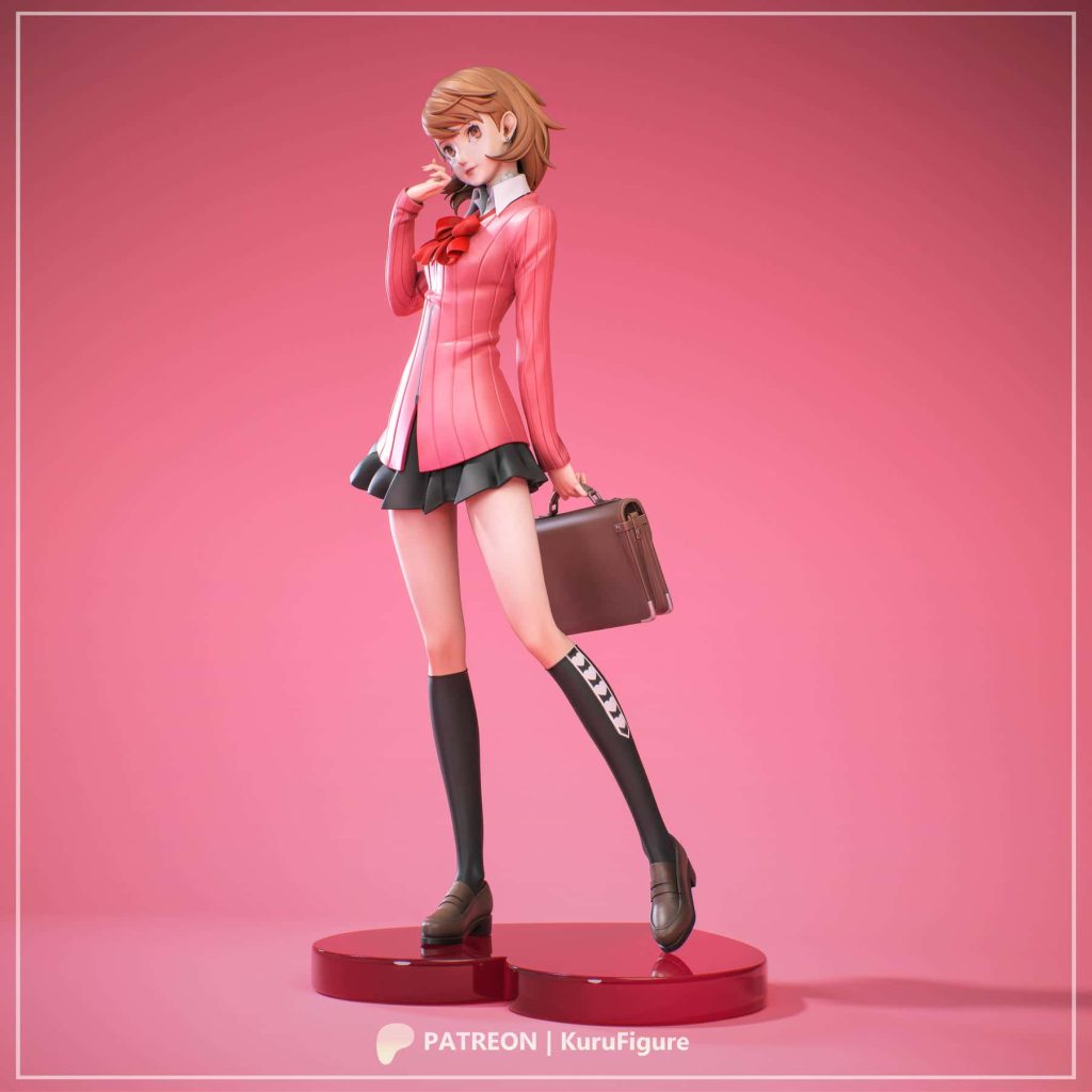 图片[3]-Kuru Figure 女神异闻录 岳羽由佳里-P站图纸收藏馆