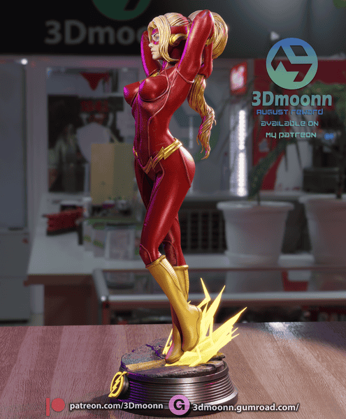 图片[2]-3Dmoonn DC漫画 闪电侠-P站图纸收藏馆