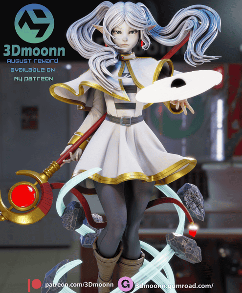 图片[2]-3Dmoonn 葬送的芙莉莲 芙莉莲-P站图纸收藏馆