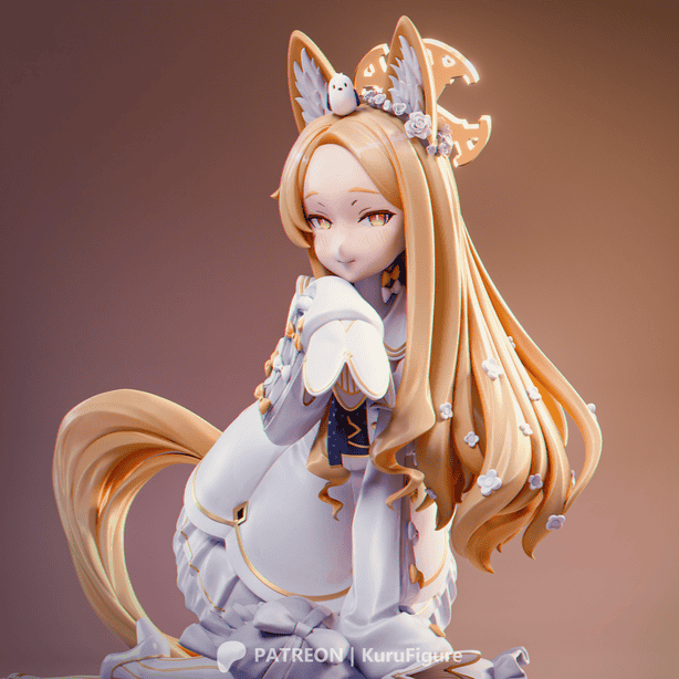 图片[2]-Kuru Figure 碧蓝档案 百合园圣娅-P站图纸收藏馆
