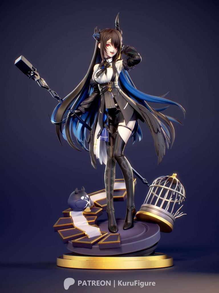 图片[3]-Kuru Figure 虚拟偶像 纳瑞莎·雷文克罗夫特-P站图纸收藏馆