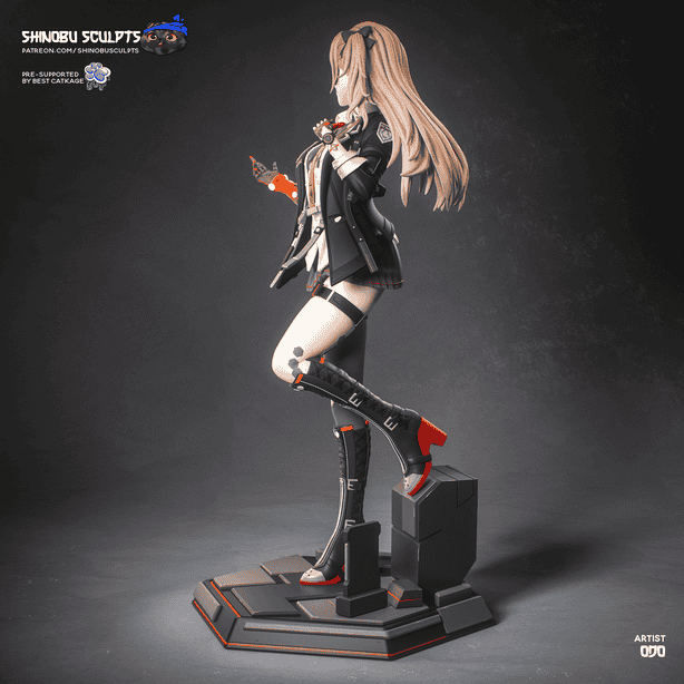 图片[3]-Shinobu Sculpts 少女前线 莱娅-P站图纸收藏馆
