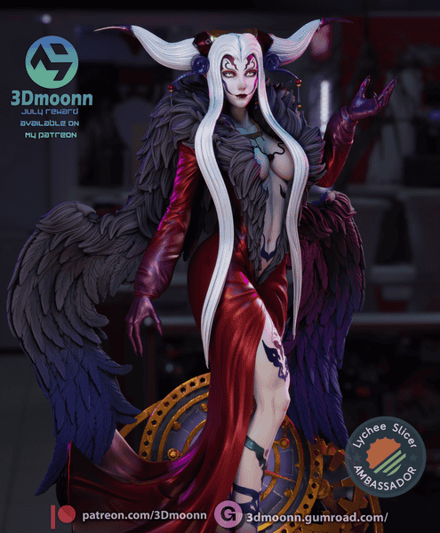 图片[2]-3Dmoonn 最终幻想 时之魔女-P站图纸收藏馆