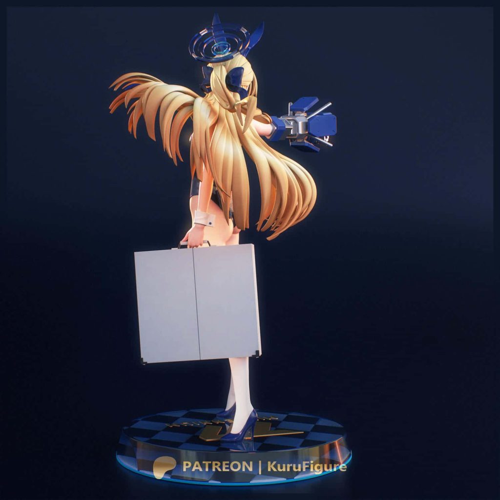 图片[3]-Kuru Figure 蔚蓝档案 飞鸟马时-P站图纸收藏馆