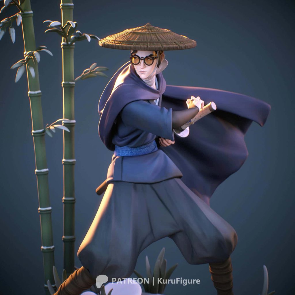 图片[2]-Kuru Figure 蓝眼武士 阿水-P站图纸收藏馆