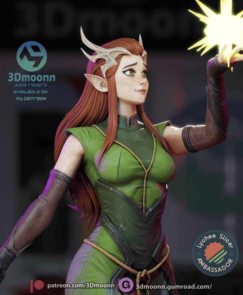 图片[2]-3Dmoonn 机械之声的传奇 玛丽莎蕾-P站图纸收藏馆
