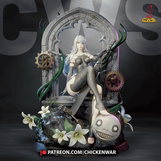 CW Studio 尼尔:机械纪元 尤尔哈A型二号-P站图纸收藏馆