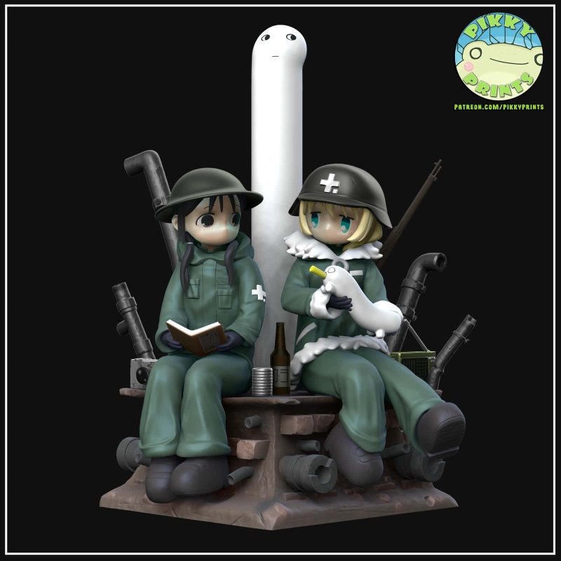 Pikitty 少女终末旅行 千户和尤莉-P站图纸收藏馆