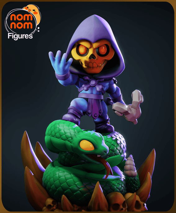 Nomnom Figures 3D 宇宙的巨人希曼 骷髅王-P站图纸收藏馆