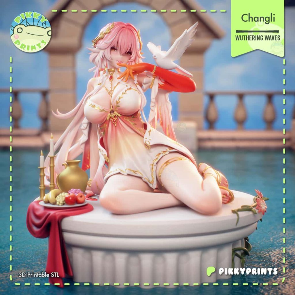 图片[1]-Pikitty 鸣潮 长离-P站图纸收藏馆