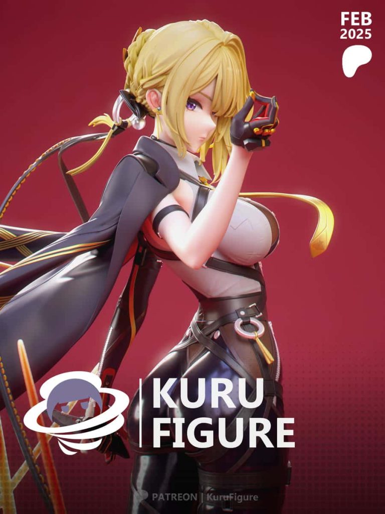 图片[2]-Kuru Figure 绝区零 伊芙琳·舒瓦利耶-P站图纸收藏馆