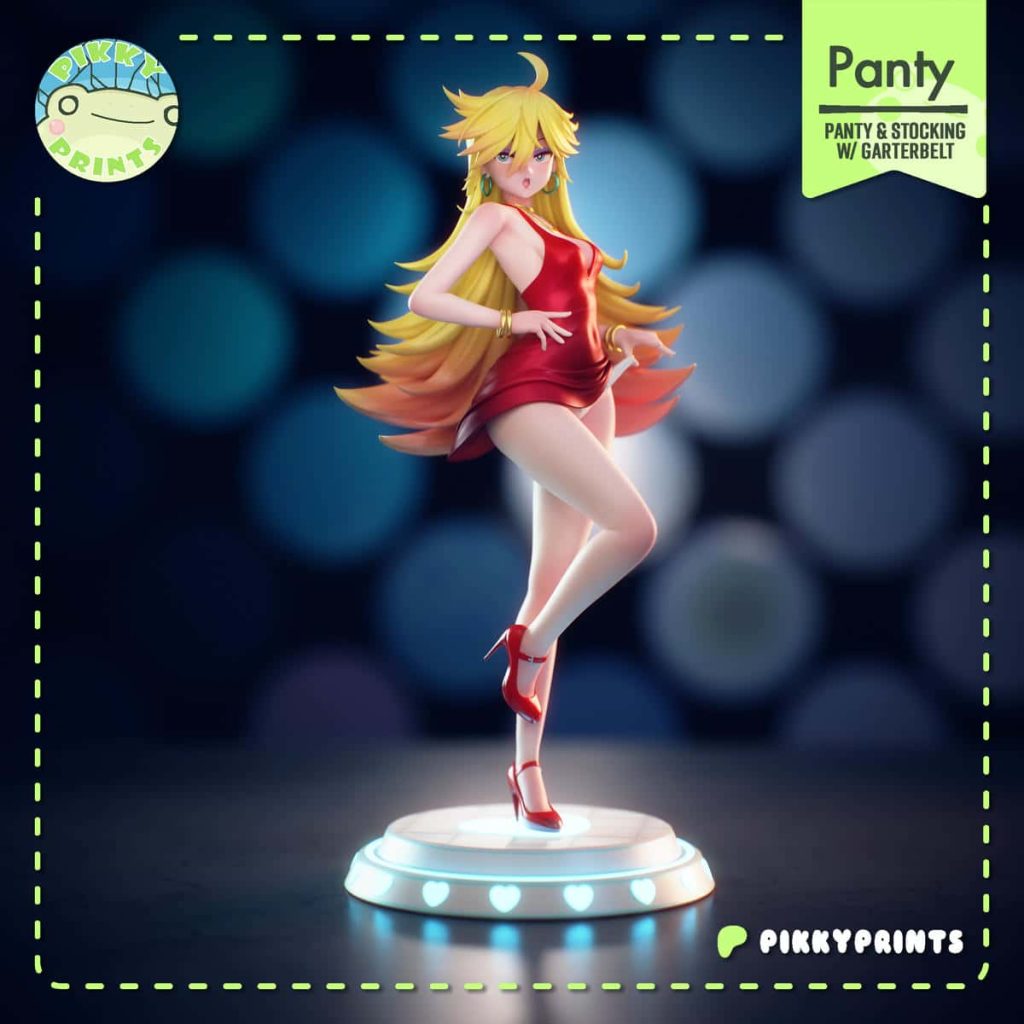 图片[1]-Pikitty 吊带袜天使 潘迪-P站图纸收藏馆