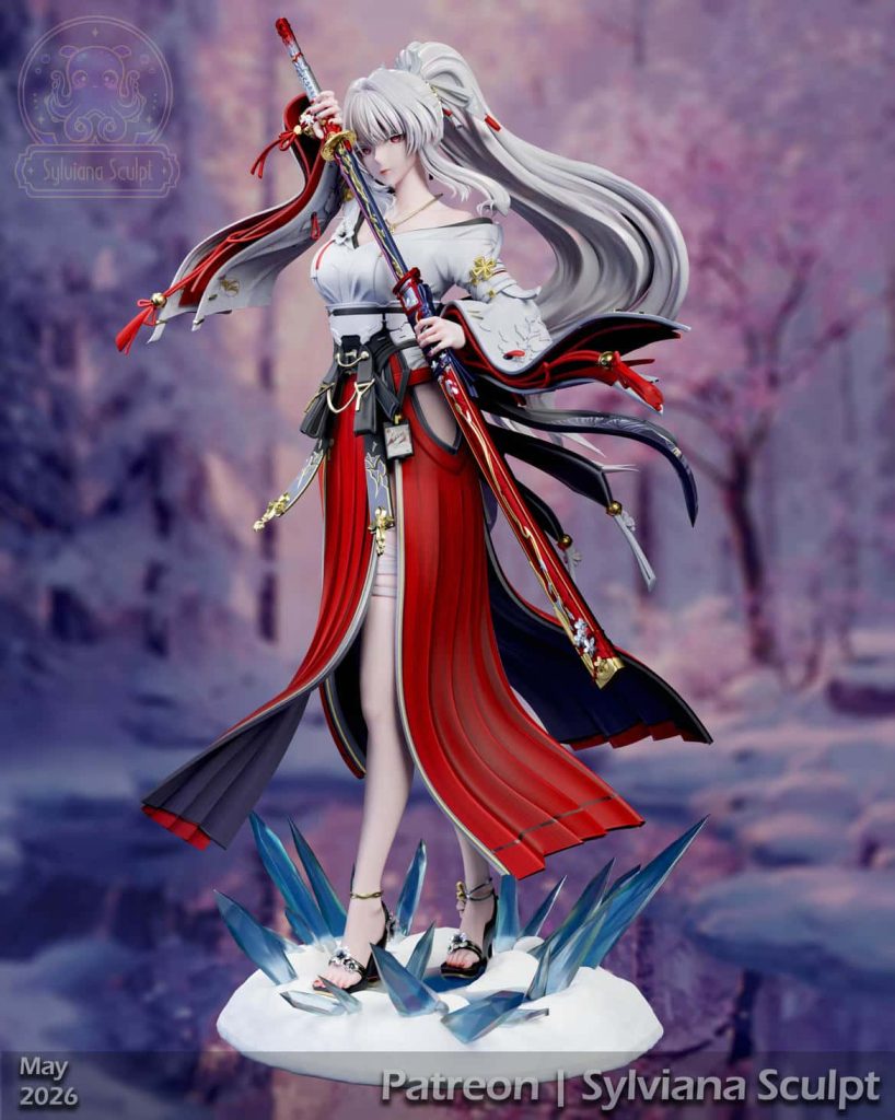 图片[1]-Sylviana 鸣潮 绯雪-P站图纸收藏馆
