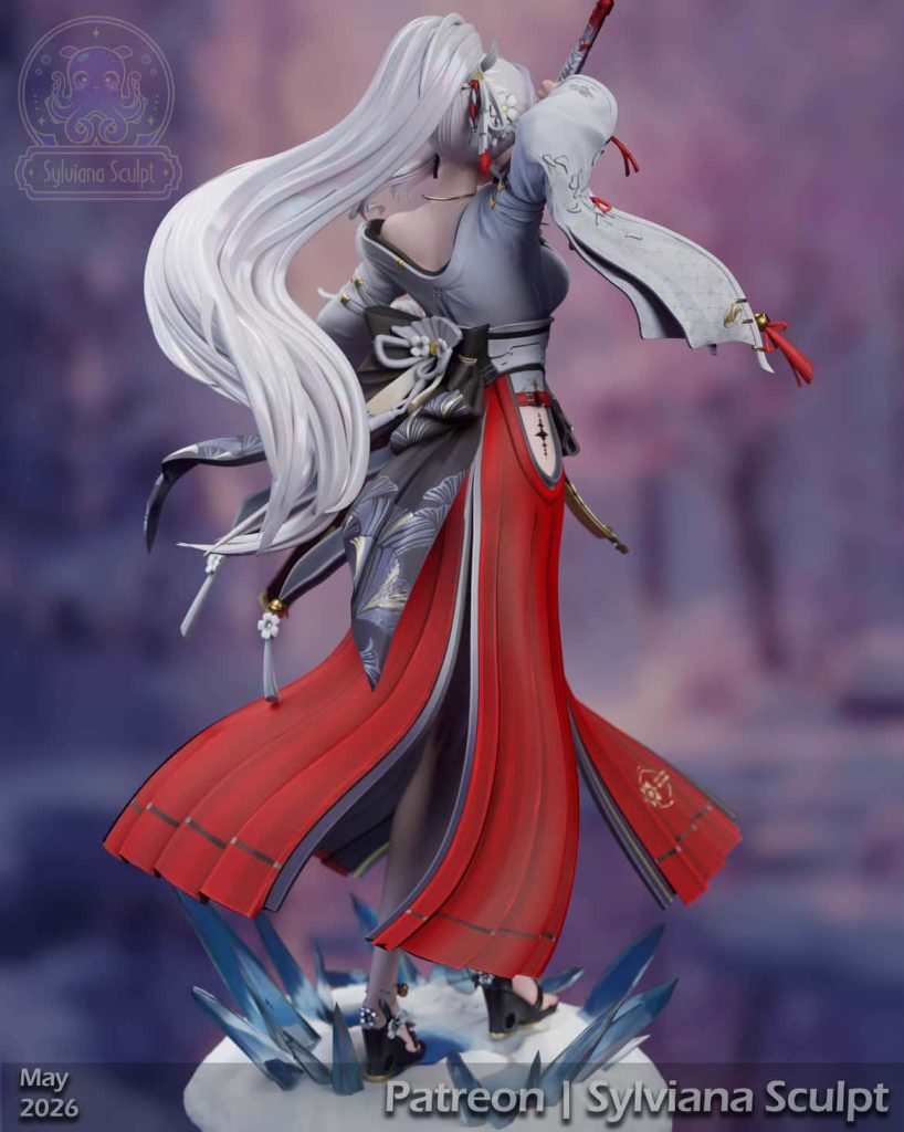 图片[4]-Sylviana 鸣潮 绯雪-P站图纸收藏馆