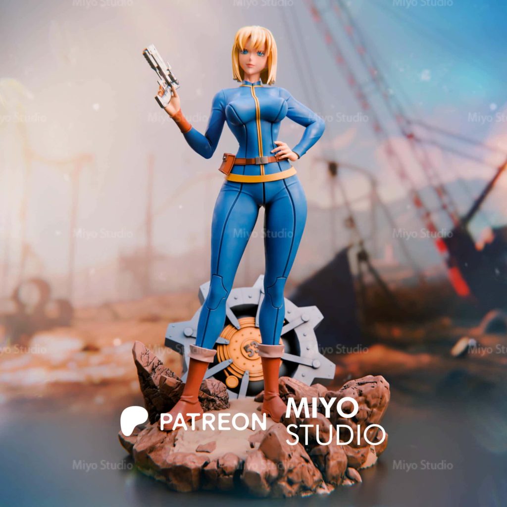 Miyo Studio 辐射 Vault Girl-P站图纸收藏馆