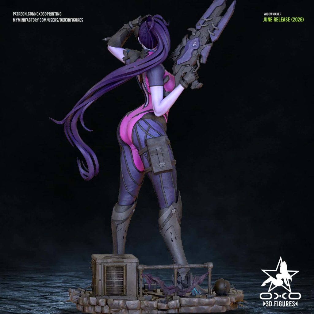 图片[3]-OXO3D 守望先锋 黑百合-P站图纸收藏馆