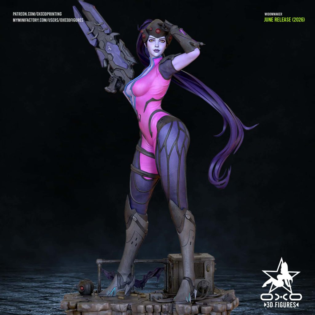 OXO3D 守望先锋 黑百合-P站图纸收藏馆