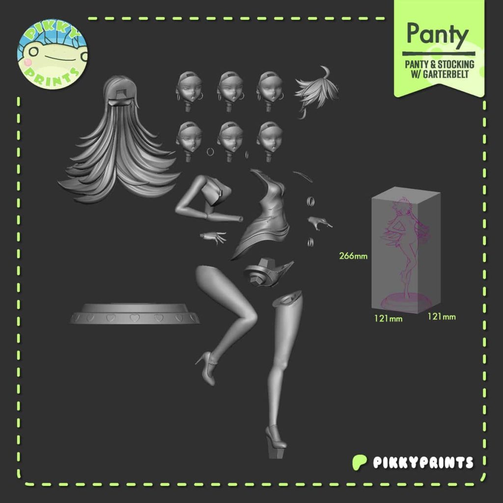 图片[3]-Pikitty 吊带袜天使 潘迪-P站图纸收藏馆
