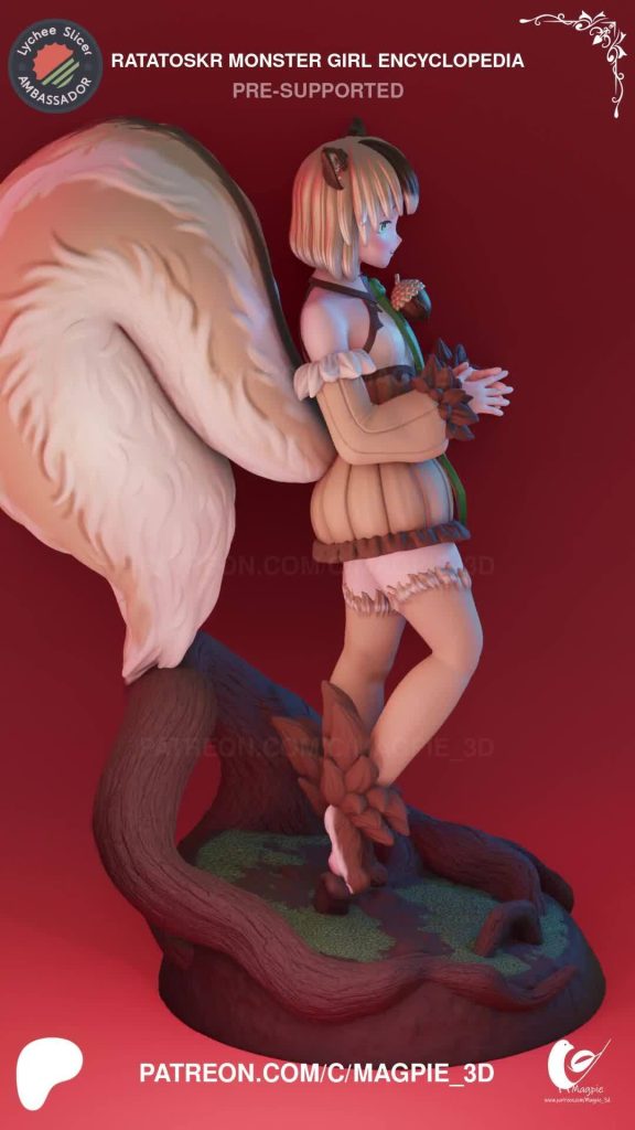 图片[3]-Magpie 3D 魔物娘图鉴 Ratatoskr-P站图纸收藏馆