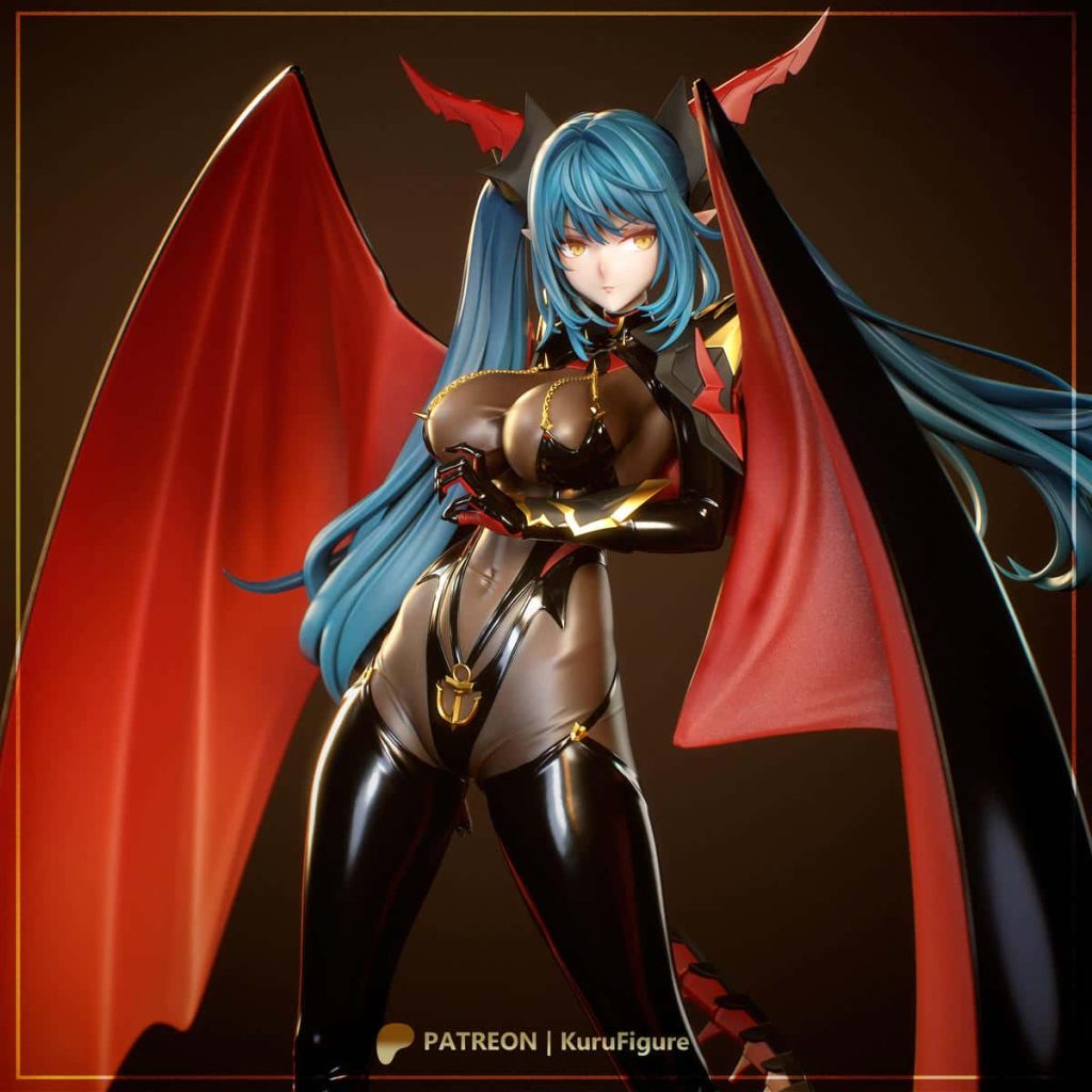 图片[2]-Kuru Figure 碧蓝航线 瑞吉娜-P站图纸收藏馆