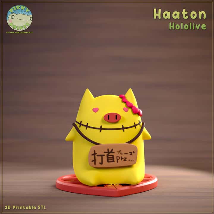 Pikitty 虚拟偶像的宠物 心豚-P站图纸收藏馆