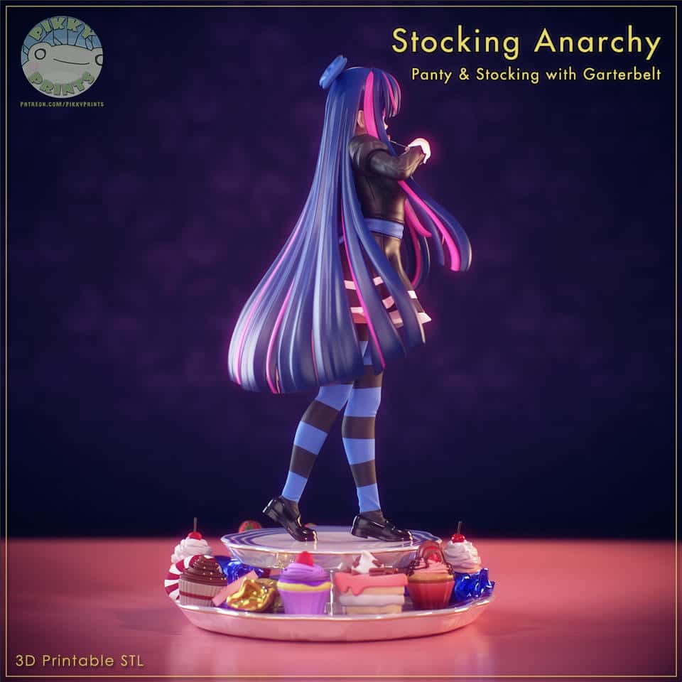 图片[3]-Pikitty 吊带袜天使 史朵巾-P站图纸收藏馆