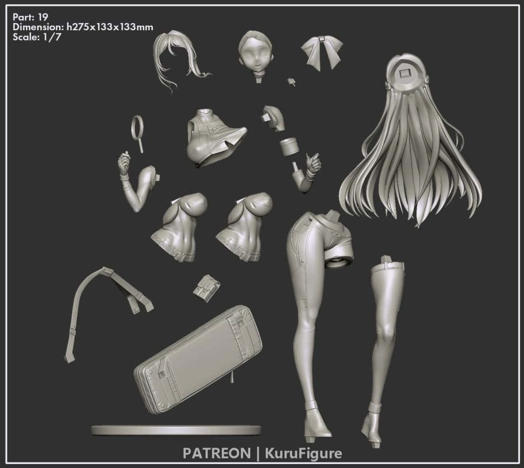 图片[5]-Kuru Figure 胜利女神：妮姬 富克旺-P站图纸收藏馆