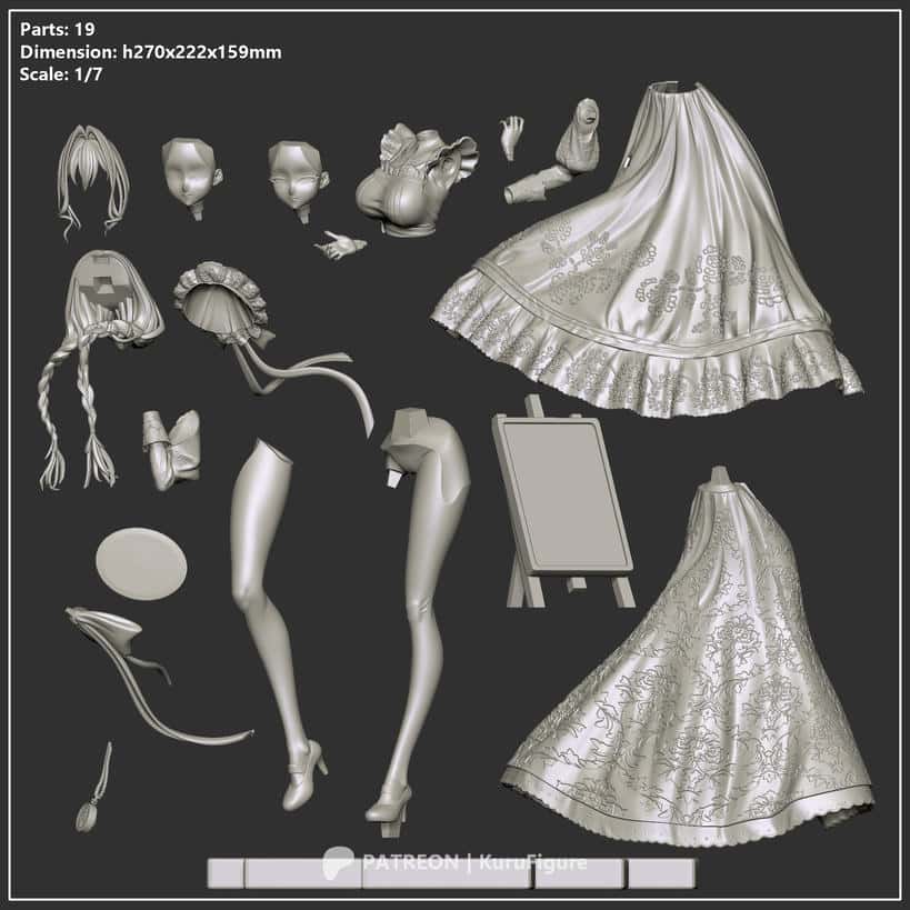 图片[5]-Kuru Figure 虚拟主播 奥罗·克洛尼-P站图纸收藏馆