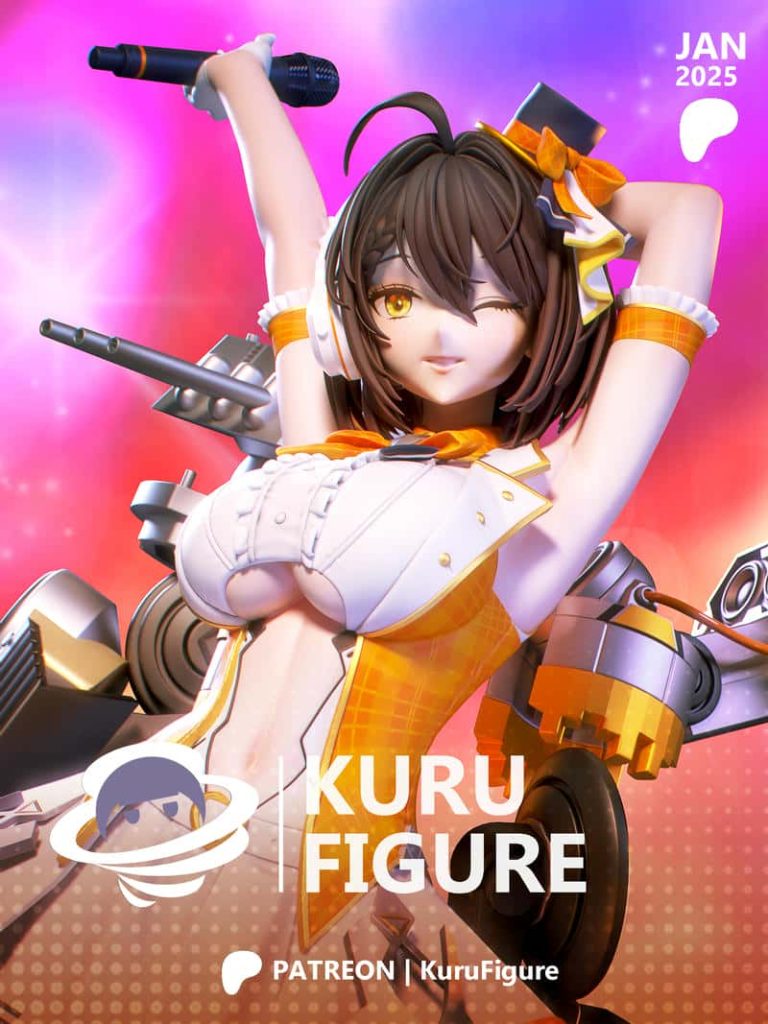图片[2]-Kuru Figure 碧蓝航线 巴尔的摩-P站图纸收藏馆