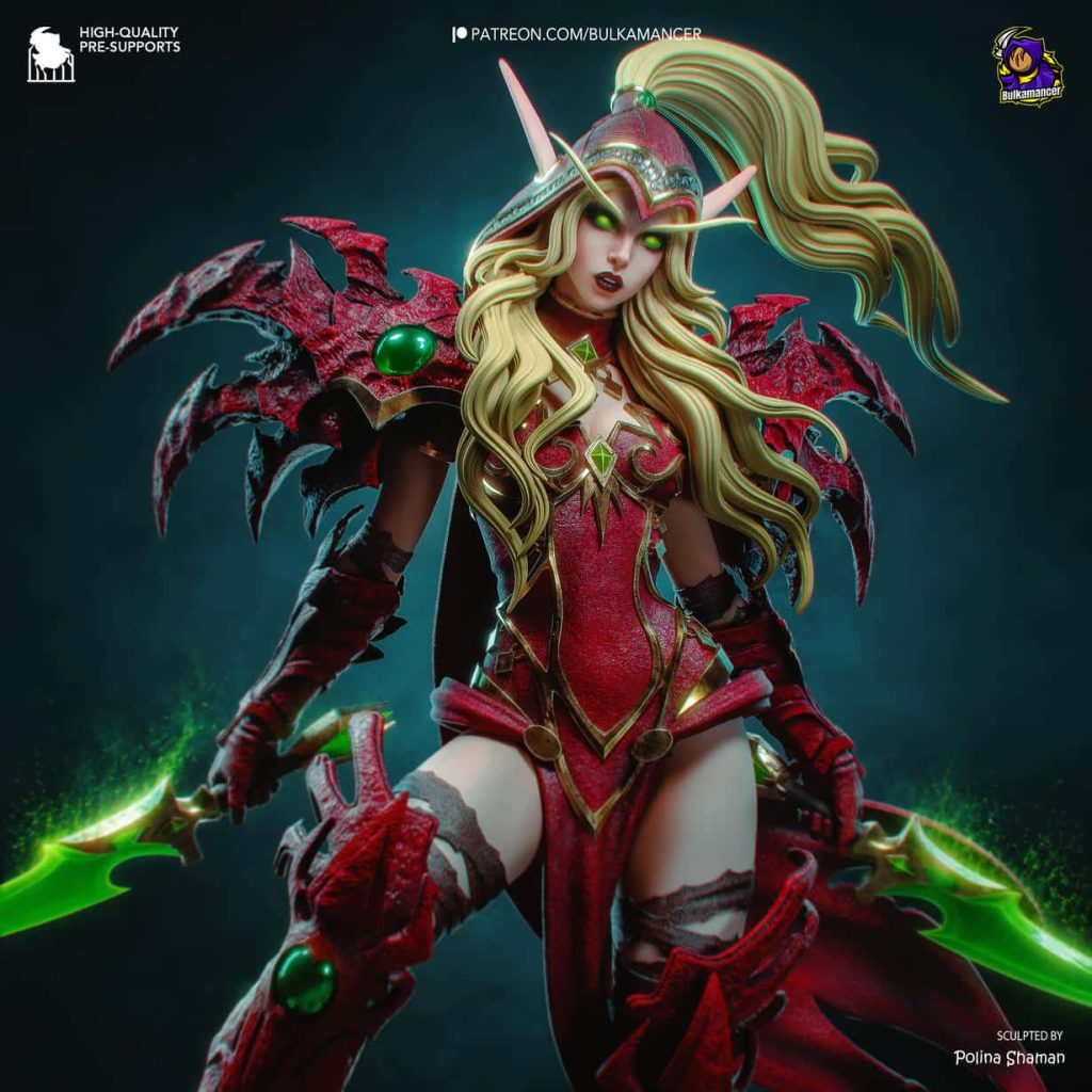 图片[2]-Bulkamancer 魔兽世界 瓦莉拉·萨古纳尔-P站图纸收藏馆