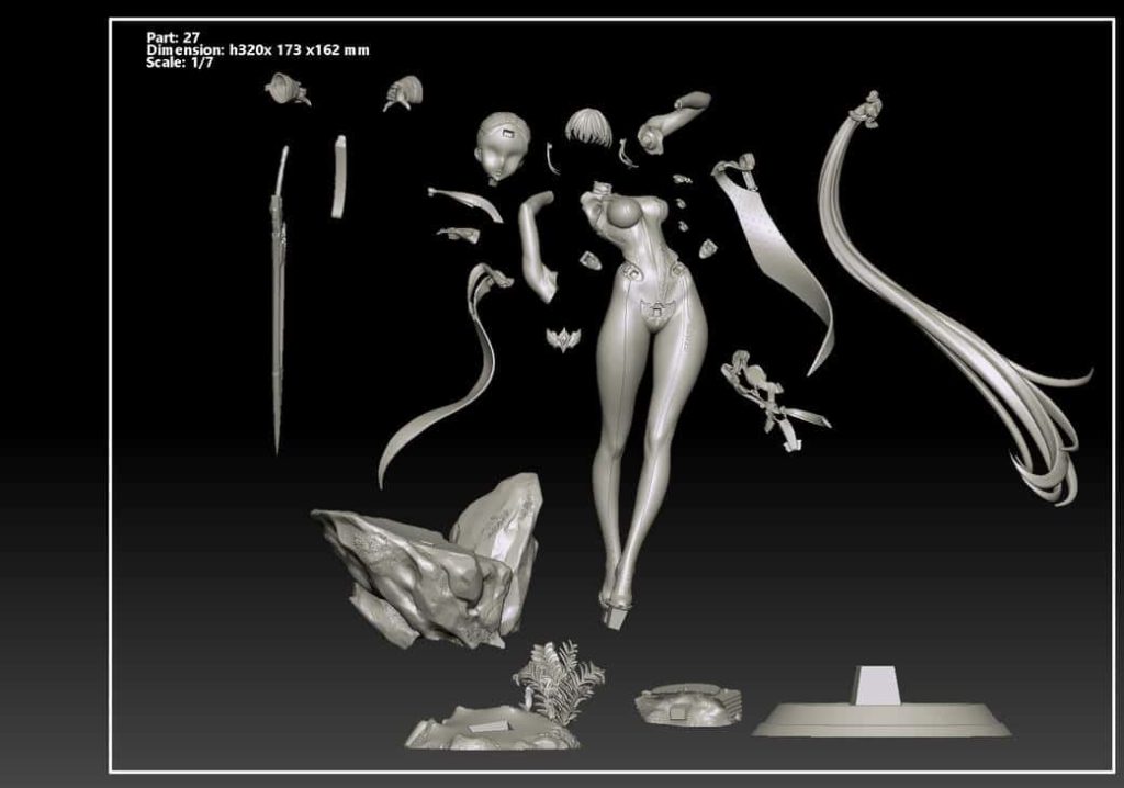 图片[4]-Kuru Figure 剑星 伊芙-P站图纸收藏馆