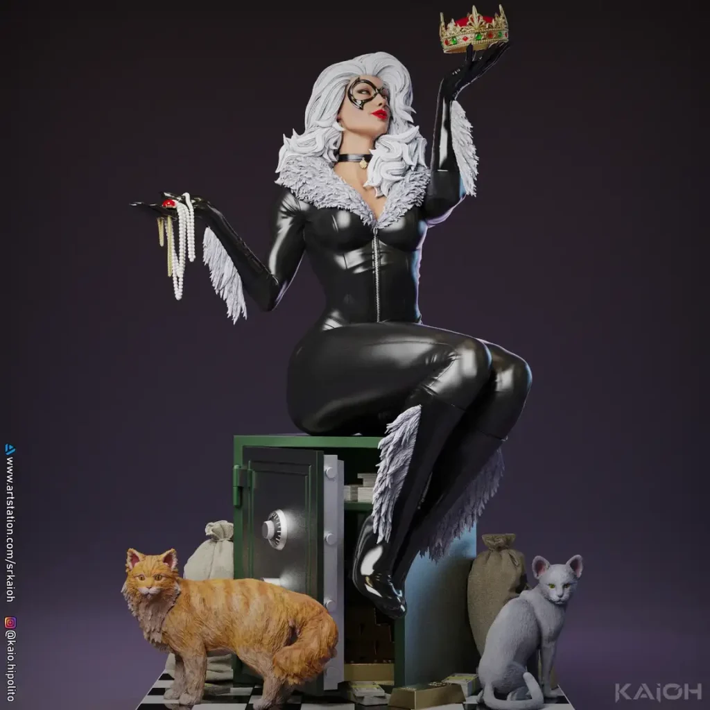 图片[3]-DC漫画 黑猫-P站图纸收藏馆