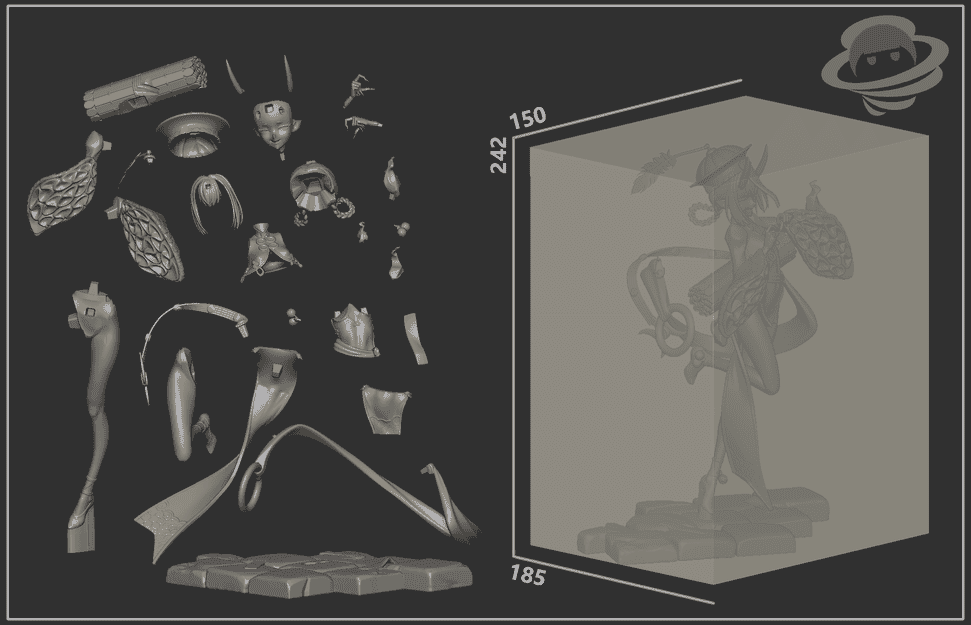图片[5]-Kuru Figure 命运-冠位指定 酒吞童子-P站图纸收藏馆