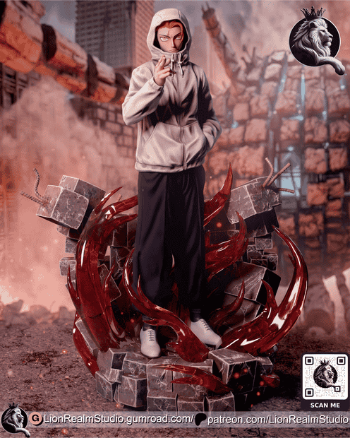 图片[4]-LionRealm Studio ‌咒术回战 虎杖悠仁-P站图纸收藏馆