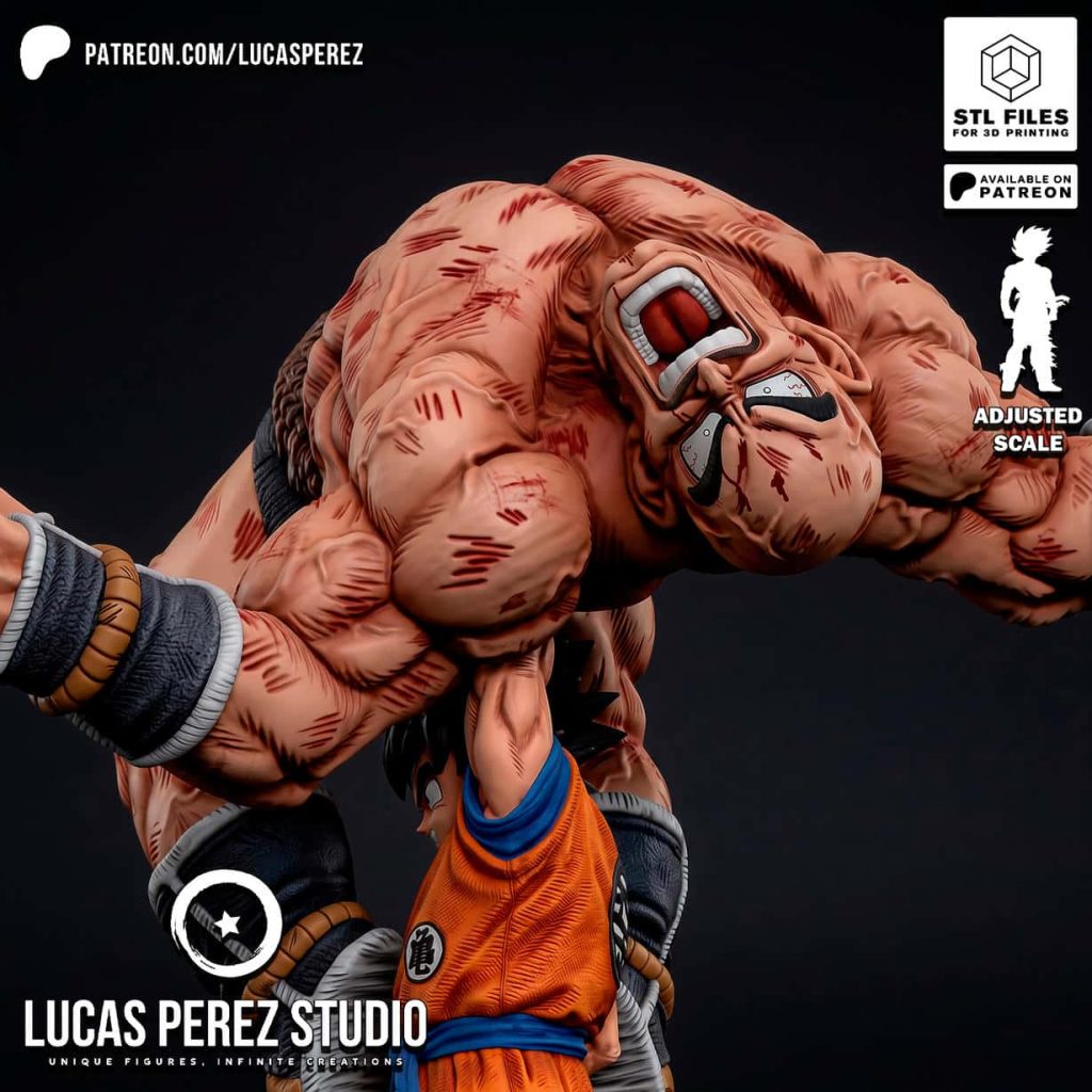 图片[3]-Lucas Perez 龙珠 悟空对战那巴-P站图纸收藏馆