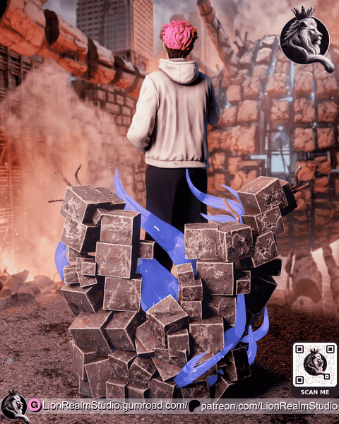 图片[5]-LionRealm Studio ‌咒术回战 虎杖悠仁-P站图纸收藏馆