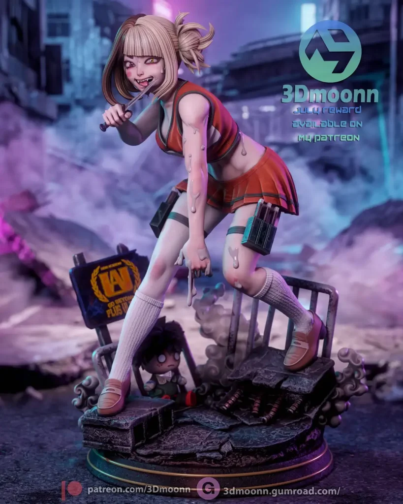 图片[2]-Himiko Togi Collectible Figurine – 3D STL Print Model-P站图纸收藏馆