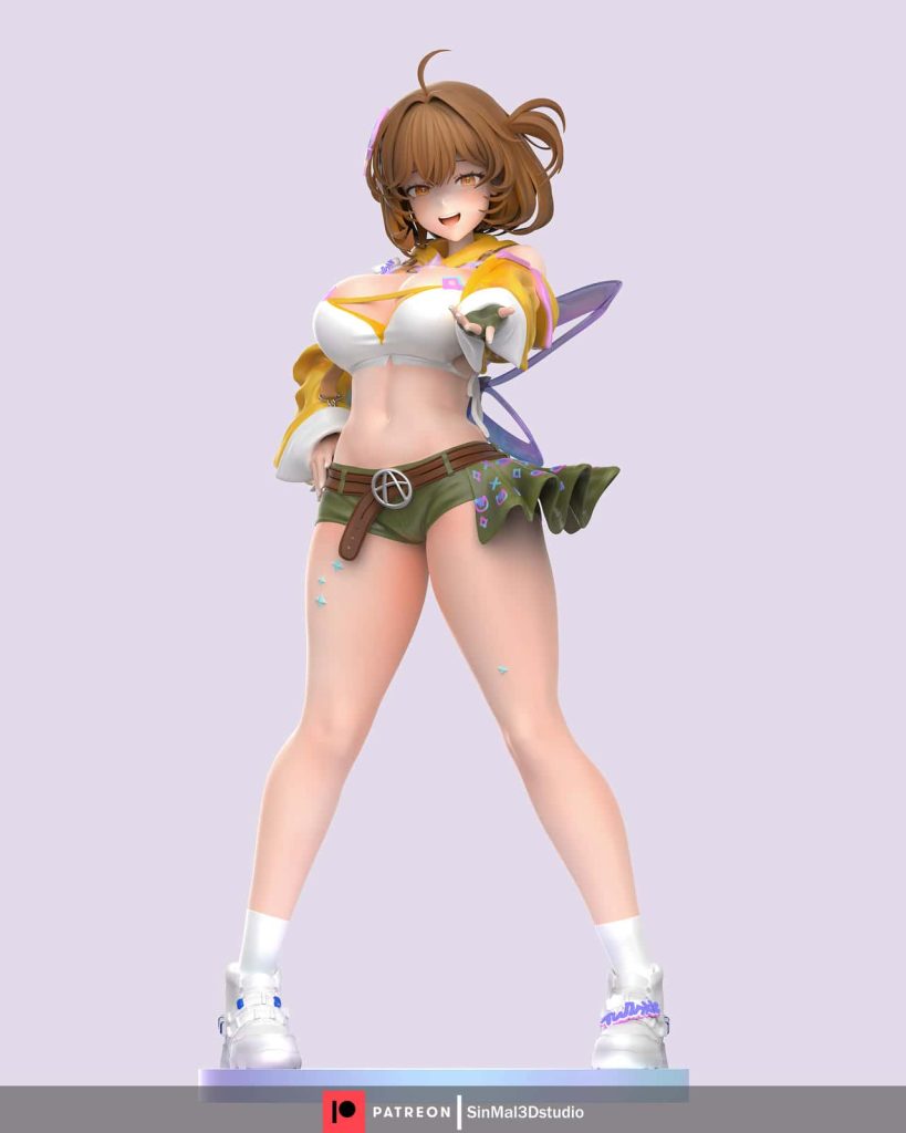 图片[2]-Sin3Dstudio 胜利女神：妮姬 阿妮斯-P站图纸收藏馆